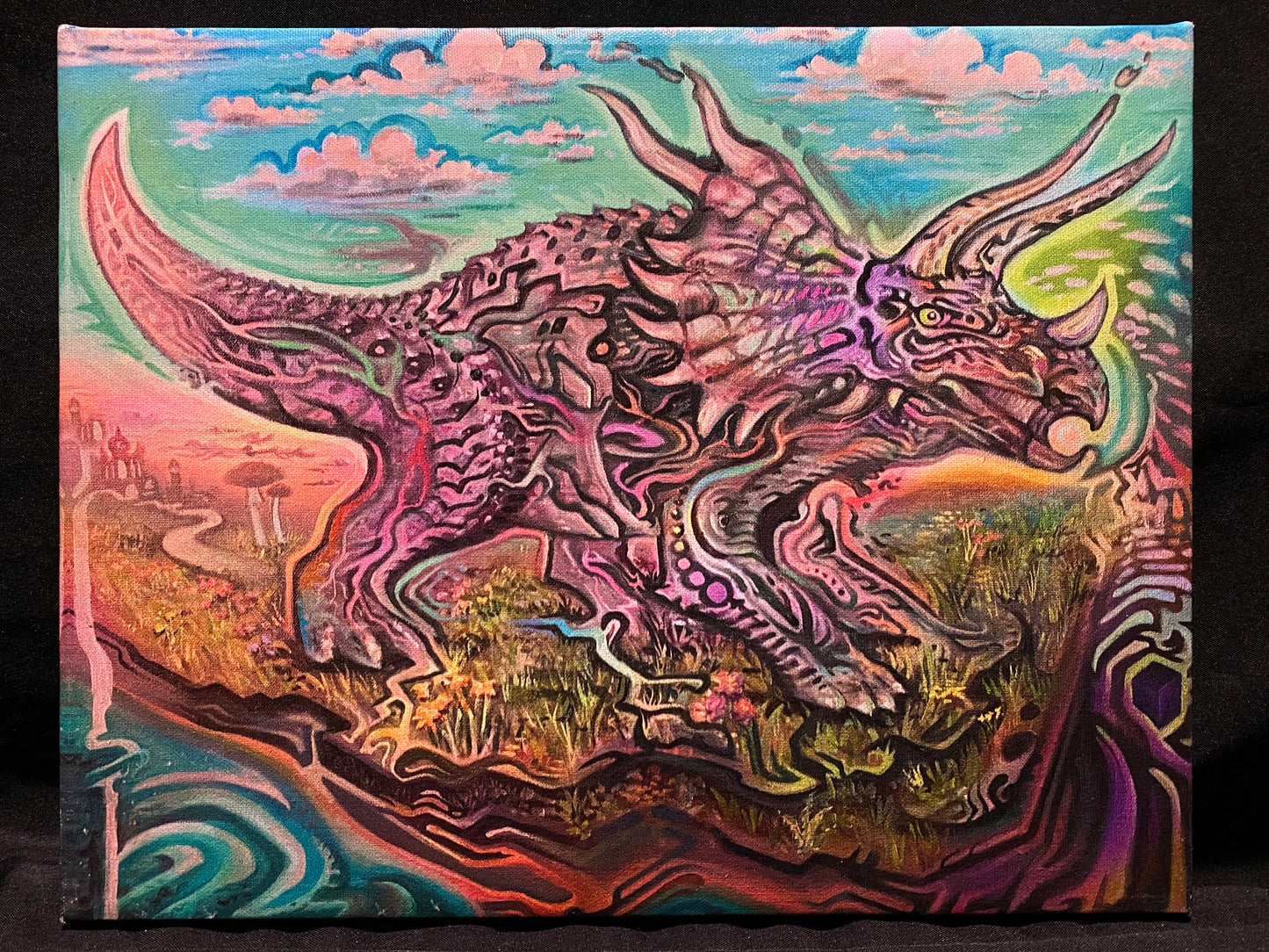 Tribotosaurus Canvas Print