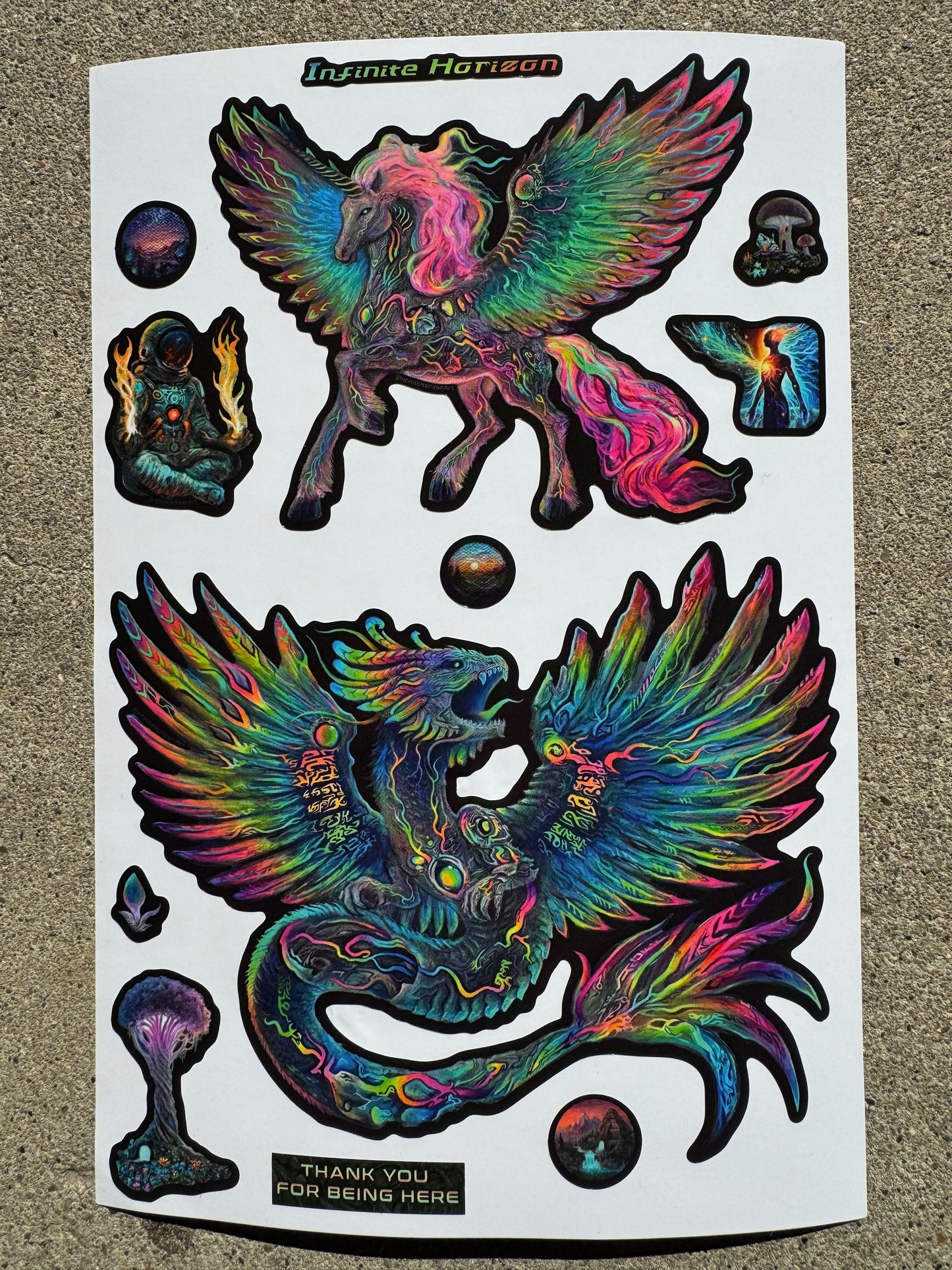 Celestial Creatures Sticker Collection