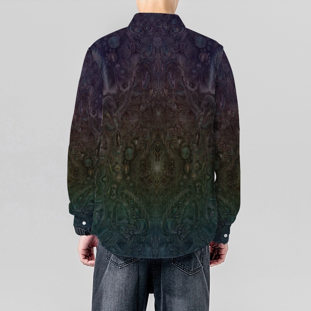 Dark Inner Pharaoh Button Up Shirt