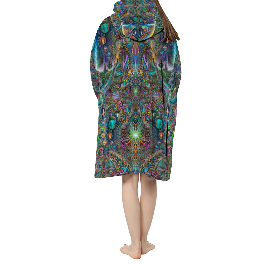 Inner Pharaoh Hooded Fuzzy Robe