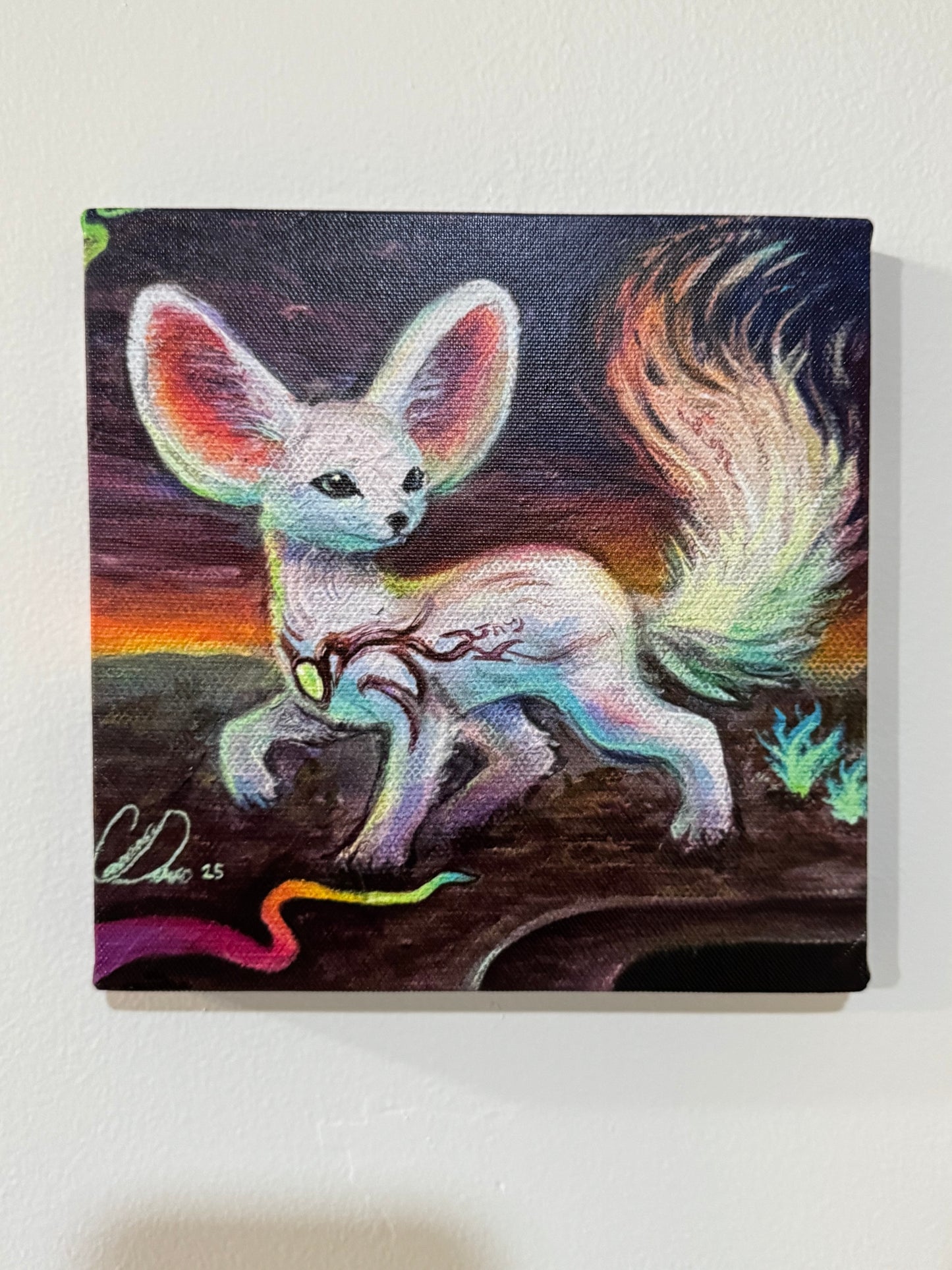 Echo the Fennec Fox Canvas Print