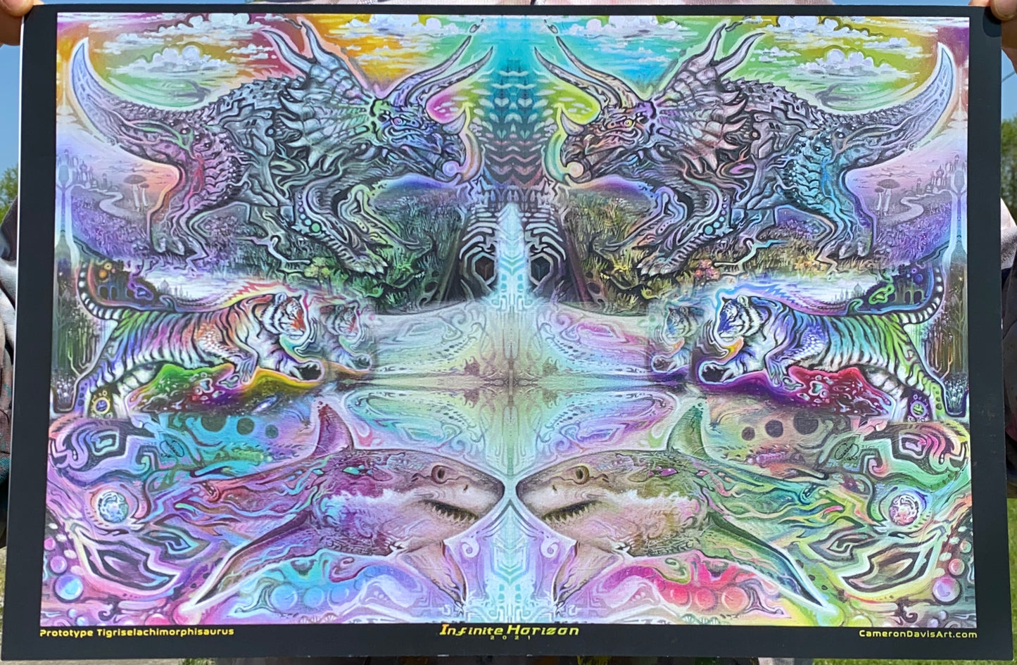 Prototype Tigriselachimorphisaurus Prints