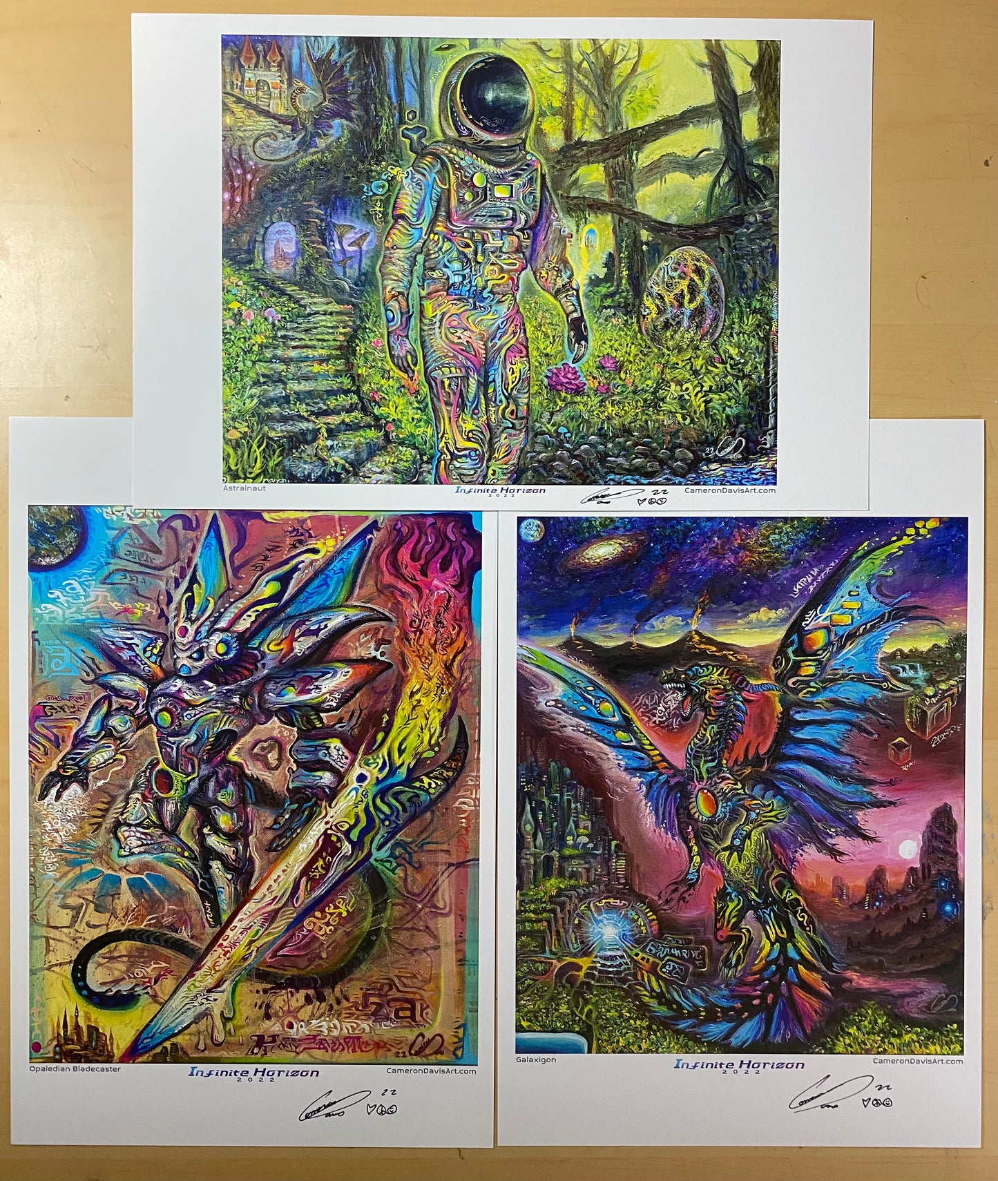 Opaledian Bladecaster 8 by 12 inch Print