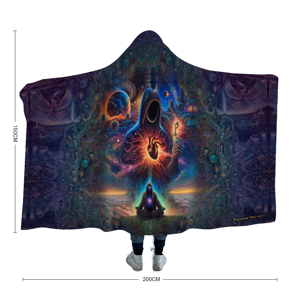 The Heart Of It All Hooded Blanket