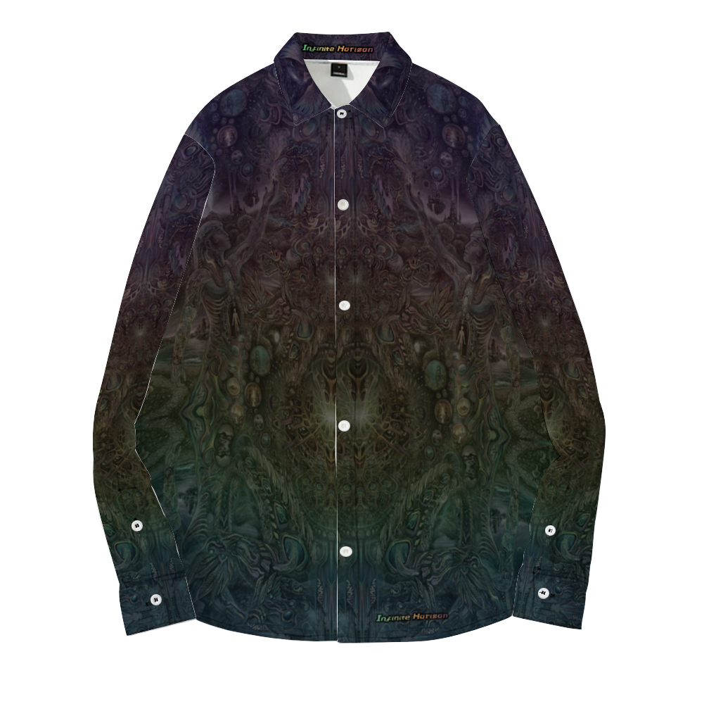 Dark Inner Pharaoh Button Up Shirt