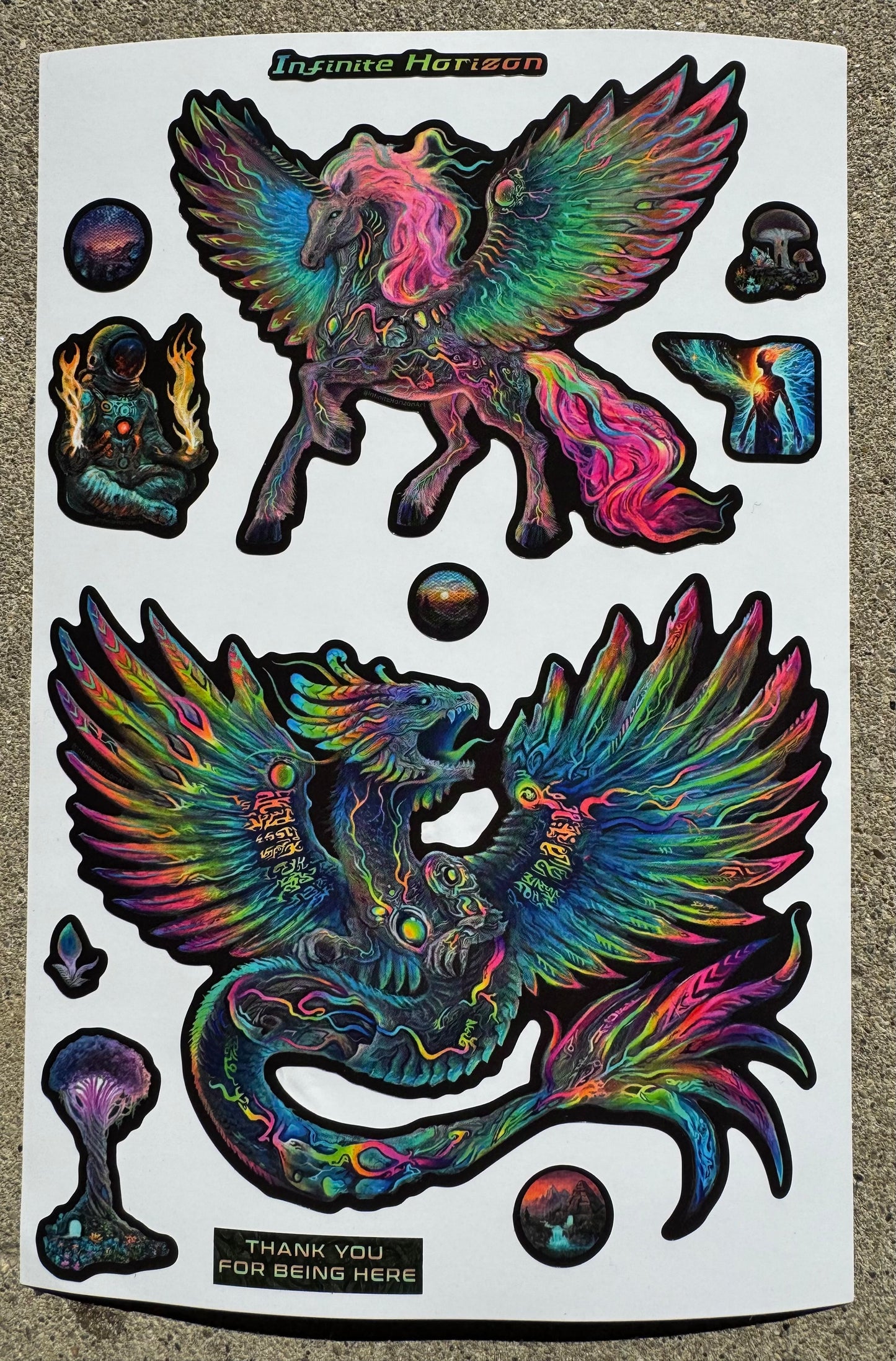 Celestial Creatures Sticker Collection