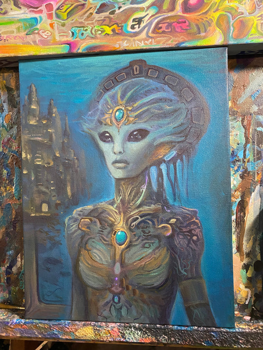 ORIGINAL Auction Alien Mermaid