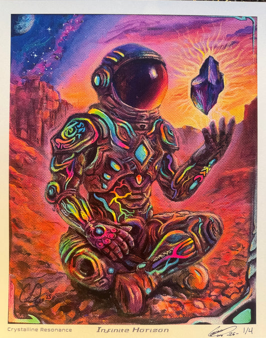 Crystalline Resonance Metallic Prints