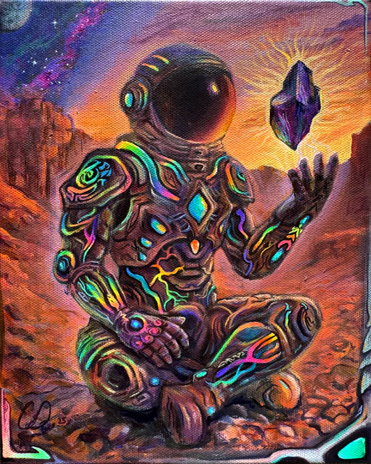 Crystalline Resonance Canvas Prints