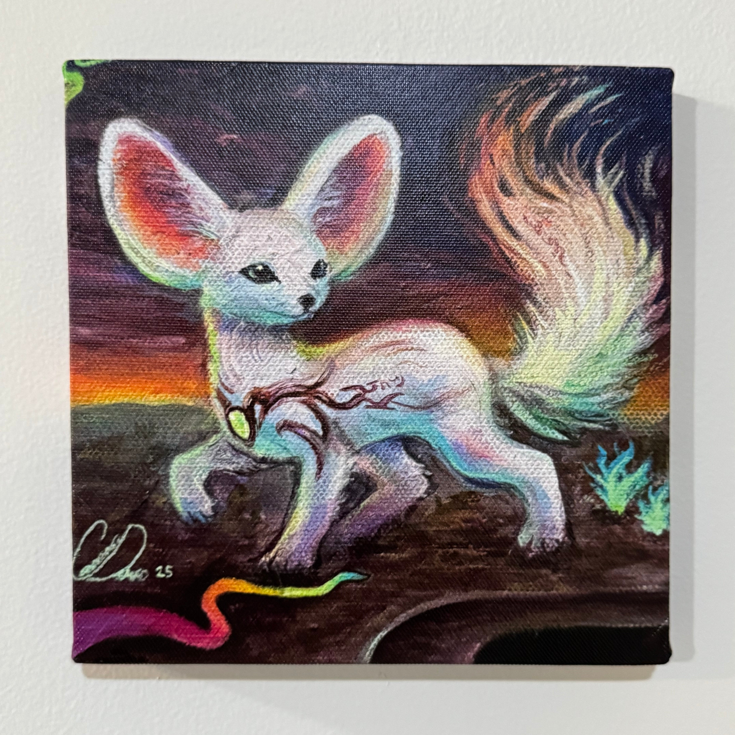 Echo the Fennec Fox Canvas Print