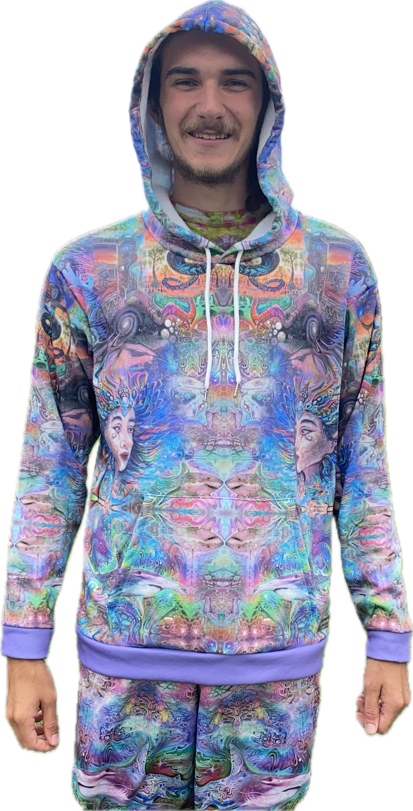 Celestial Feminine Plush Hoodie