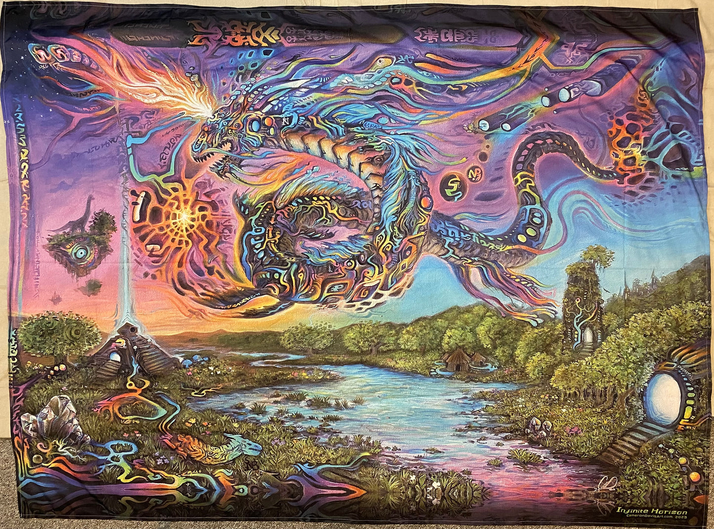 Kundalini Rising Tapestries 59" x 79"