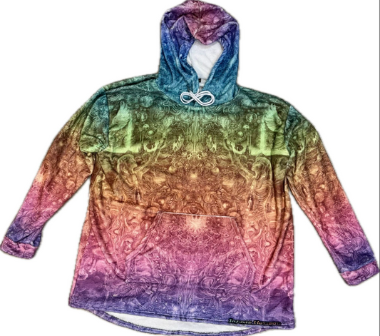 Inner Pharaoh Prismatic Edition Fuzzy Hoodie