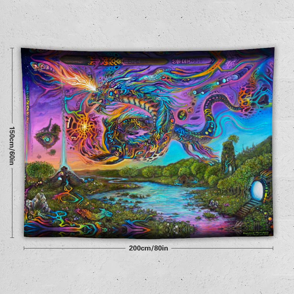 Kundalini Rising Tapestries 59" x 79"