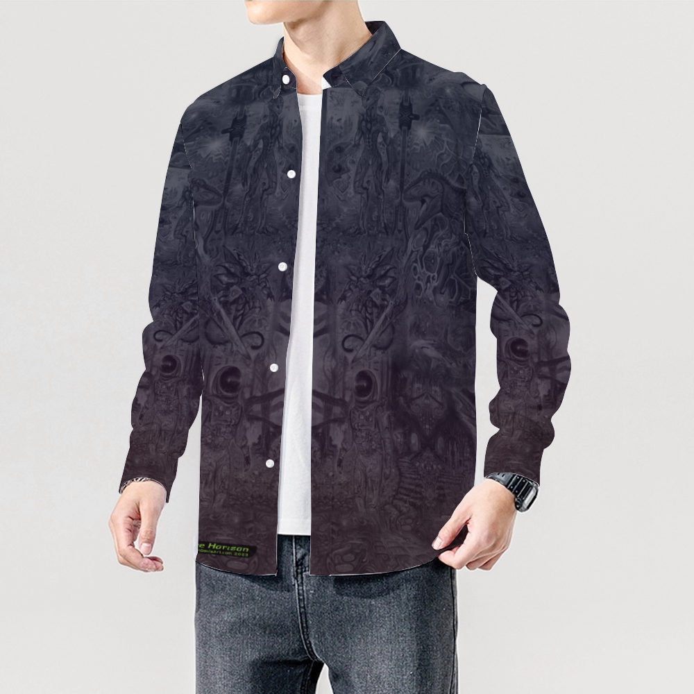 Opaledian Genesis Dark Button Up Shirts