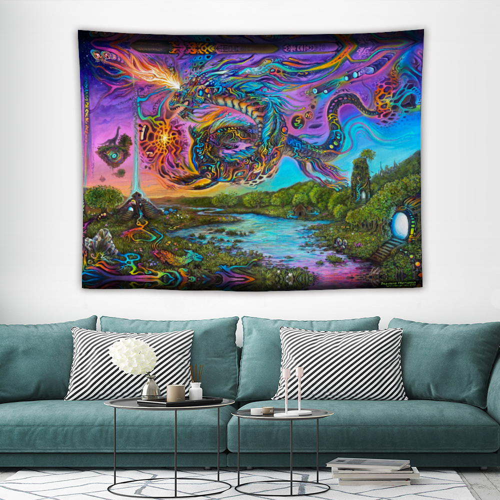 Kundalini Rising Tapestries 59" x 79"