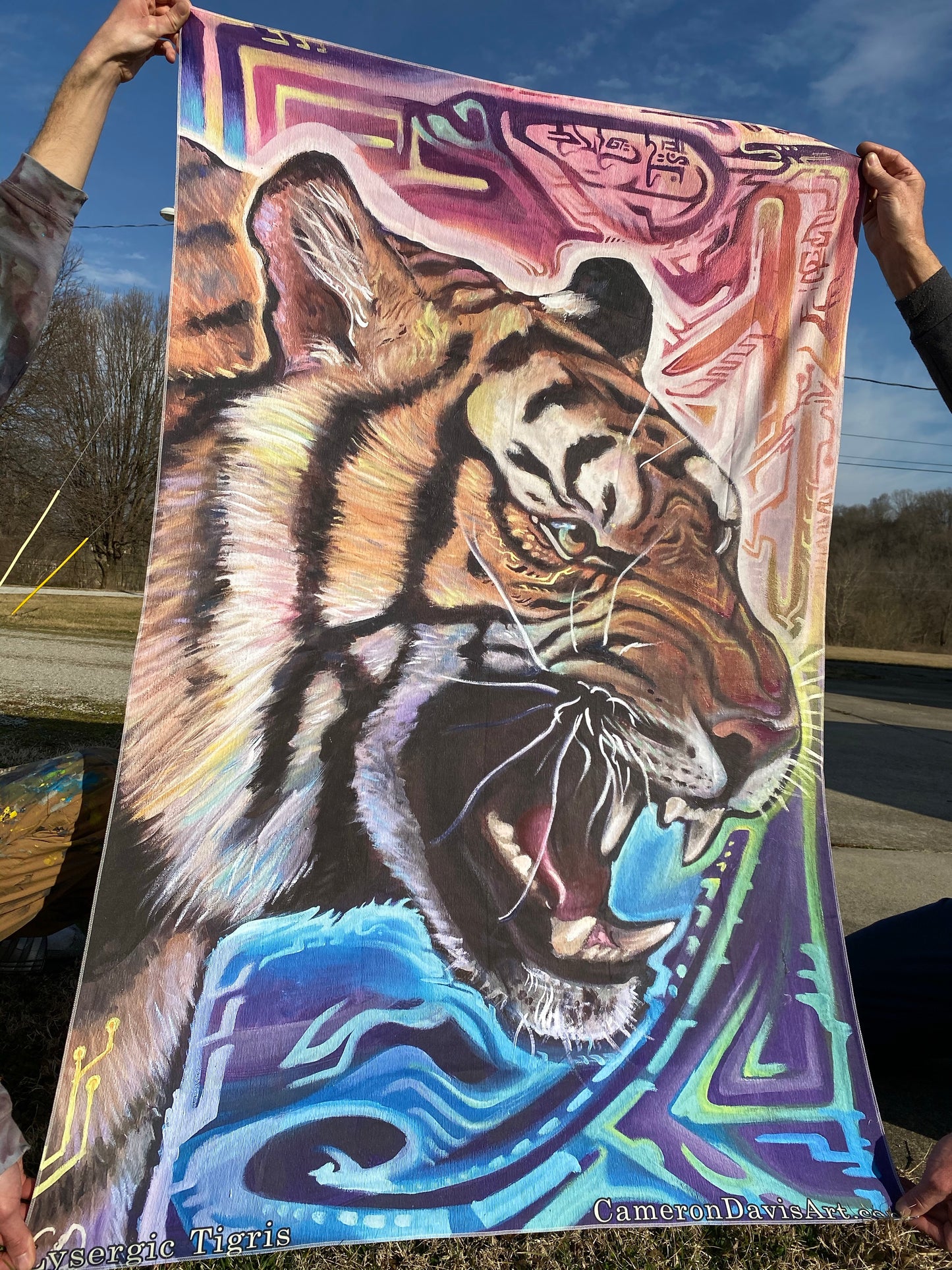 Lysergic Tigris Tapestry